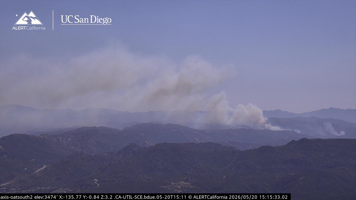 SandyFire The Fire was earlier Mapped by Cal Fire Intel 641 at 2,114 acres at 4:13PM. VCFD Copter 5 and Helitanker 61 remains overhead, Rotor Wing is working the Fire in the Area of Arness Fire Road.SandyFire Aircraft Assisting. Air Attack 05. VCFD Copters 5, 9, Helitanker 61. Aircraft is working a Flare Up in the Area above Redwood Grove 