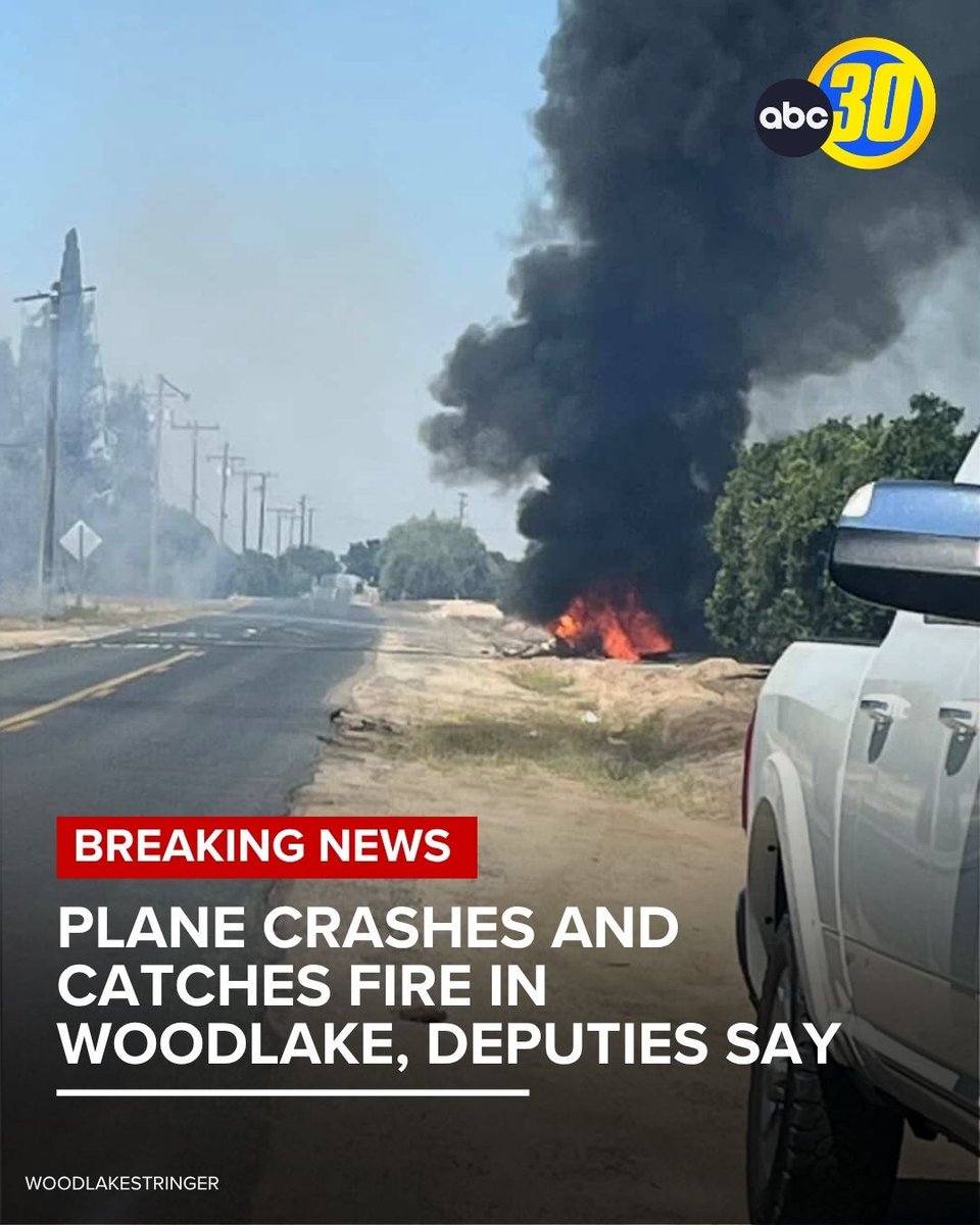 Fire and law enforcement officials are responding to a reported plane crash in Woodlake on Saturday morning.