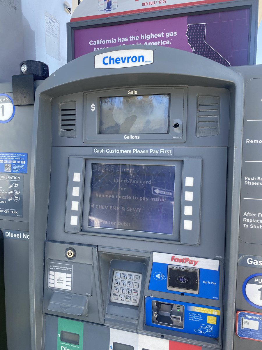 DOZEN BULLET HOLES spotted at a gas station at Bayshore Blvd and Jerrold Ave in SF where an SFPD officer was shot several times and a suspect was critically injured late Sun night. Police say the officer had surgery and is expected to recover. Two robbery suspects
