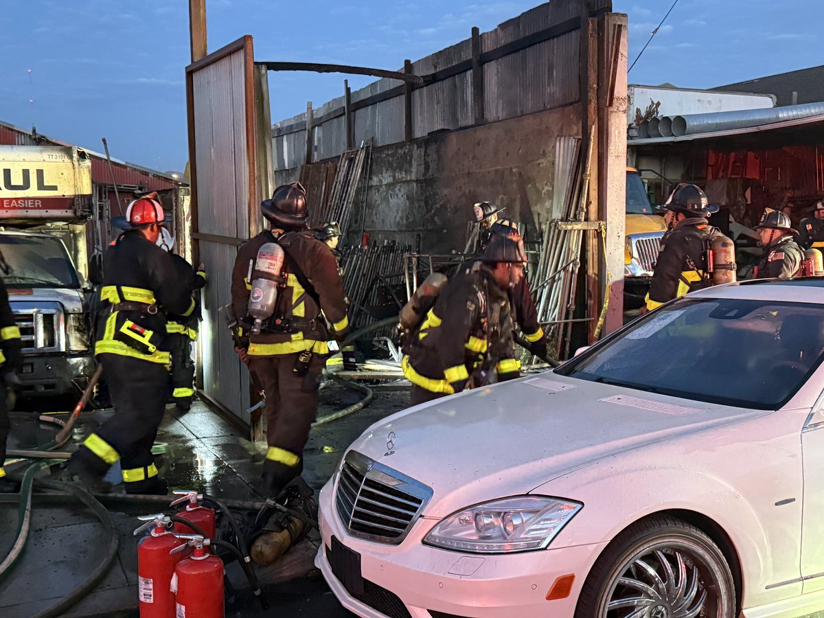 1-ALARM FIRE San Francisco Fire is on the scene of a 1-alarm structure fire in the 1200 block of Thomas Ave. Initial reports are of a fire outside of a warehouse. At this time, No injuries have been reported. 