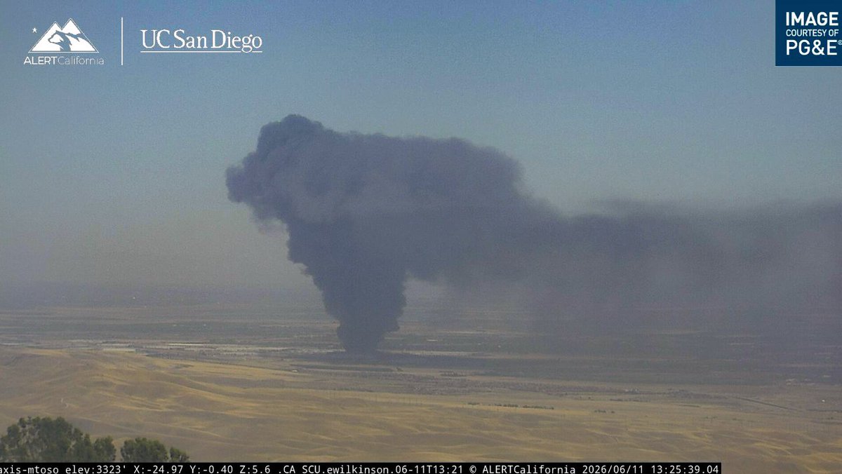 3rd Alarm large commercial fire on the west side of Tracy,