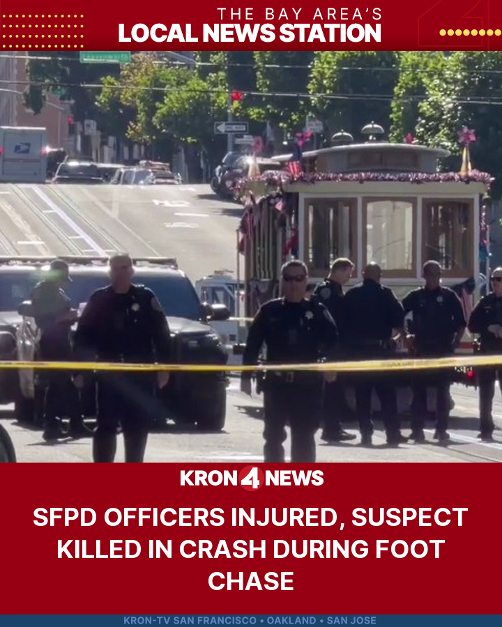 A theft suspect was killed and two San Francisco police officers were injured after all three were struck by a car during a foot chase in the Nob Hill neighborhood, according to authorities
