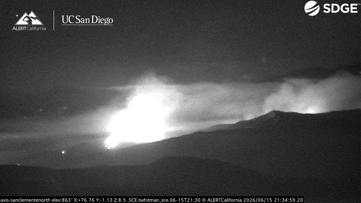 MateoFire Cleveland National Forest is in Unified Command with Camp Pendleton Fire Department as the Fire is moving into the San Mateo Wilderness. The Fire is burning in a North/Northeast Direction 