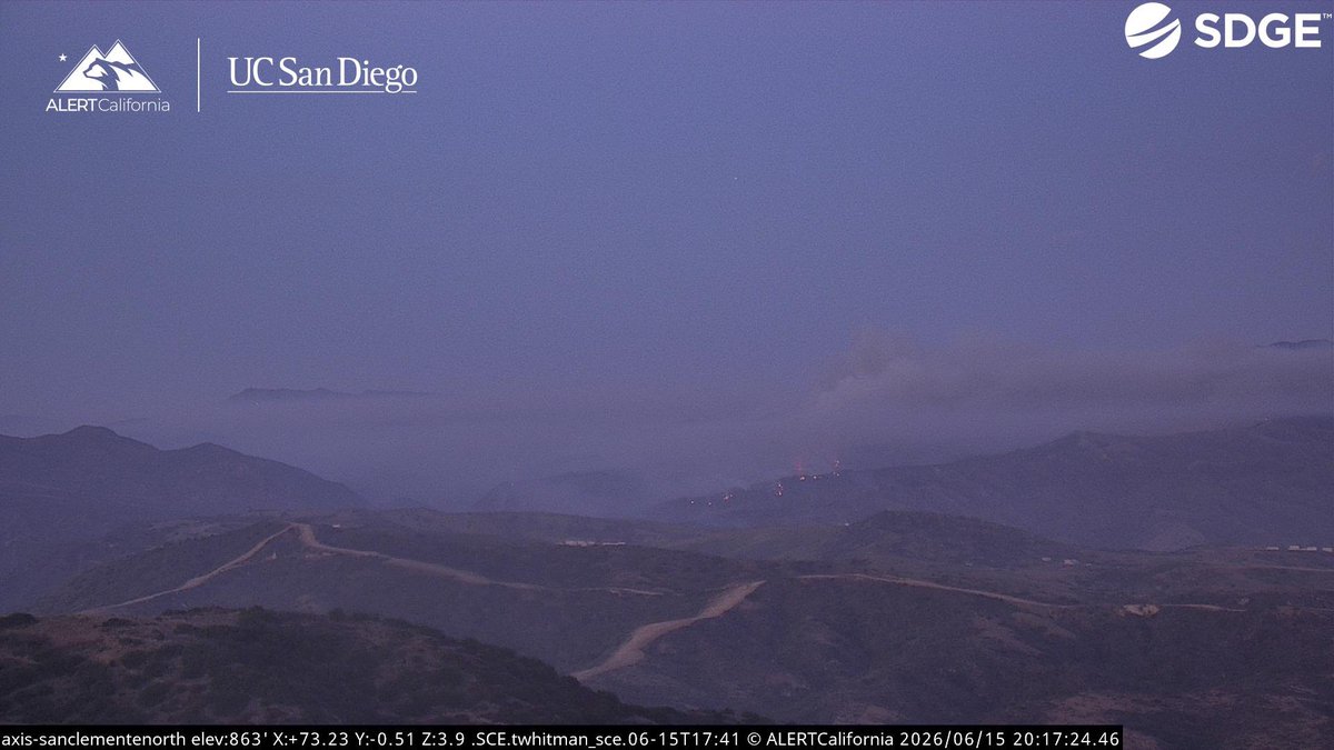 MateoFire Cleveland National Forest is in Unified Command with Camp Pendleton Fire Department as the Fire is moving into the San Mateo Wilderness. The Fire is burning in a North/Northeast Direction 
