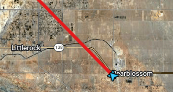 New fire near 96th St E. x/E Ave T 8, Littlerock  