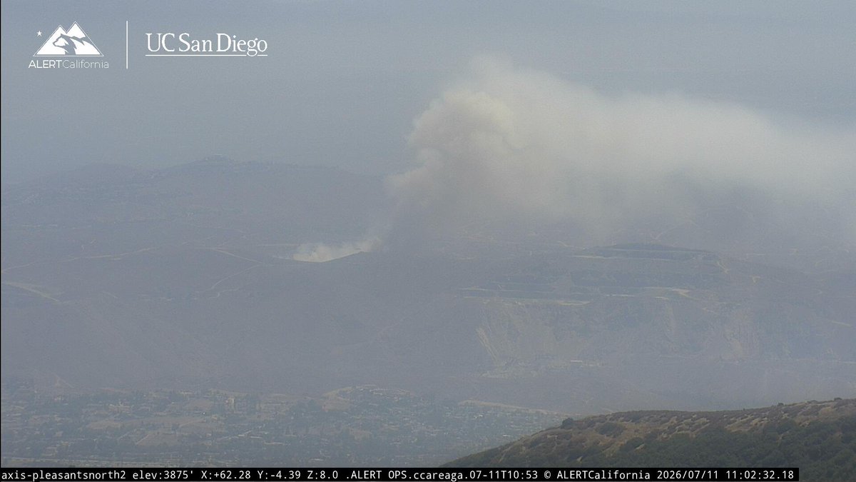 MeadowFire The Fire is 3-5 acres currently. Air Tankers 72 & 73 are enroute.Heard the Dispatched for a New Brush Fire at Cajalco Road/Eagle Canyon Road, Lake Mathews, Riverside County. Copter 608 is overhead, Air Attack 310 is enroute