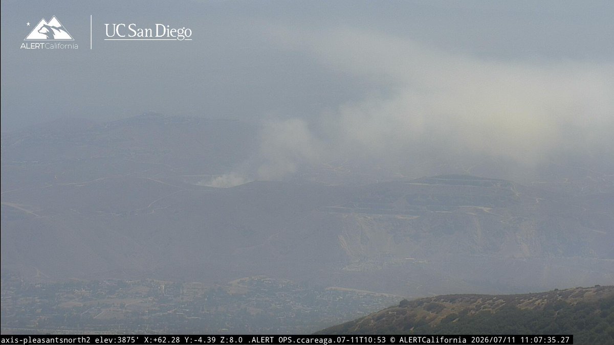 MeadowFire The Fire is 3-5 acres currently. Air Tankers 72 & 73 are enroute.Heard the Dispatched for a New Brush Fire at Cajalco Road/Eagle Canyon Road, Lake Mathews, Riverside County. Copter 608 is overhead, Air Attack 310 is enroute