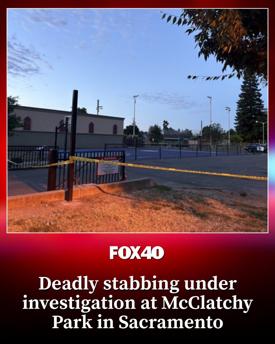 The Sacramento Police Department is investigating a deadly stabbing at McClatchy Park early Tuesday morning.