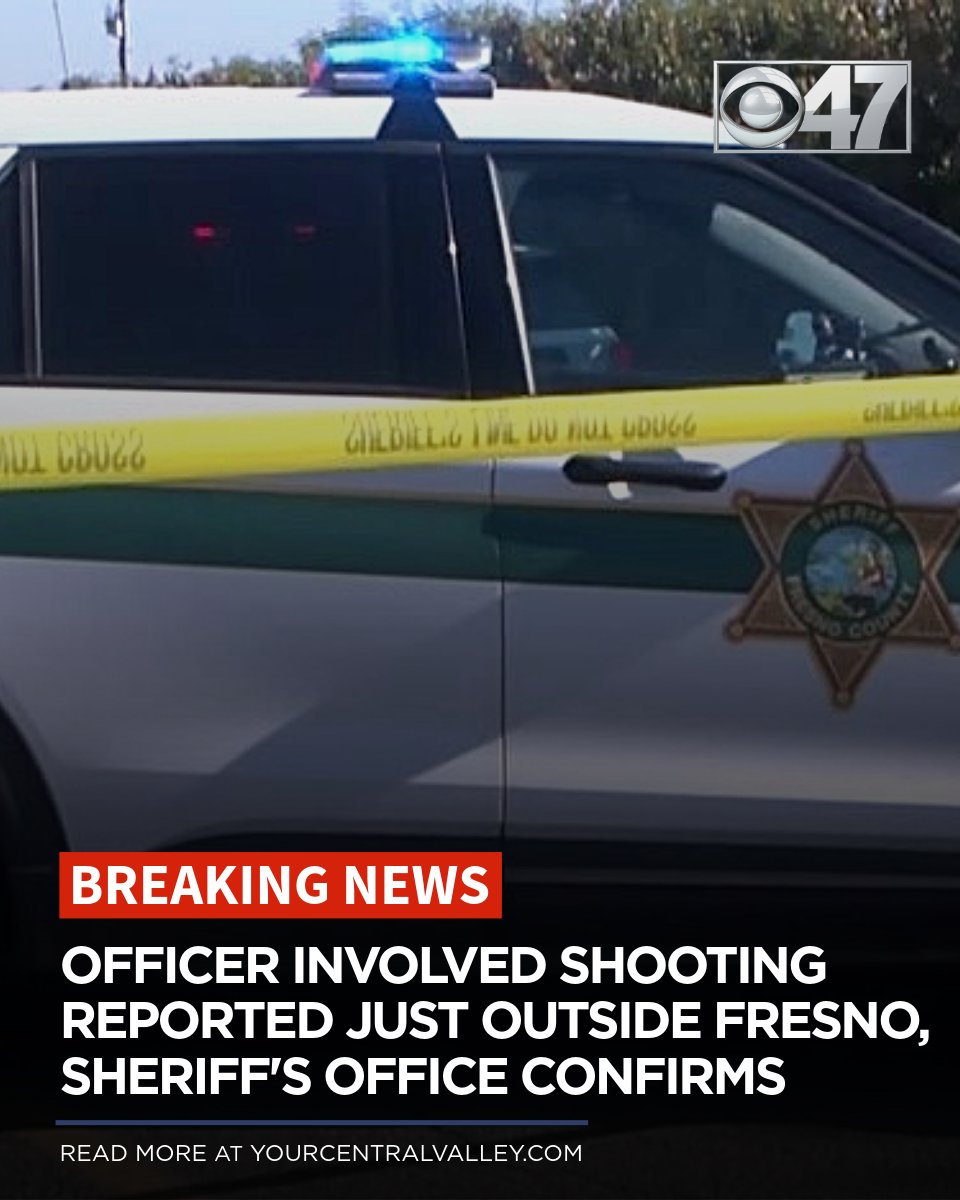 An officer-involved shooting was reported just outside Fresno city limits Tuesday evening, the sheriff's office confirmed