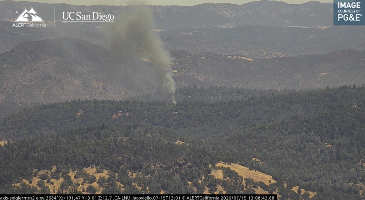 [VEGETATION FIRE] SpruceFire Location: Spruce Grove Rd and Noble Ranch Rd, Lower Lake (Lake County) Approximate Size: 1.5 acres 