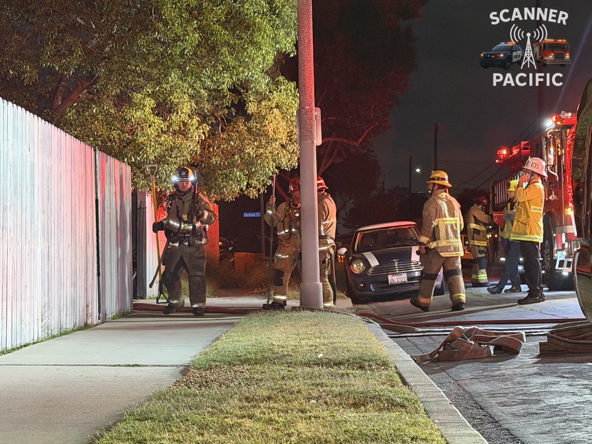 Structure Fire - Myrtle and 56th Long Beach Fire handled; Knockdown