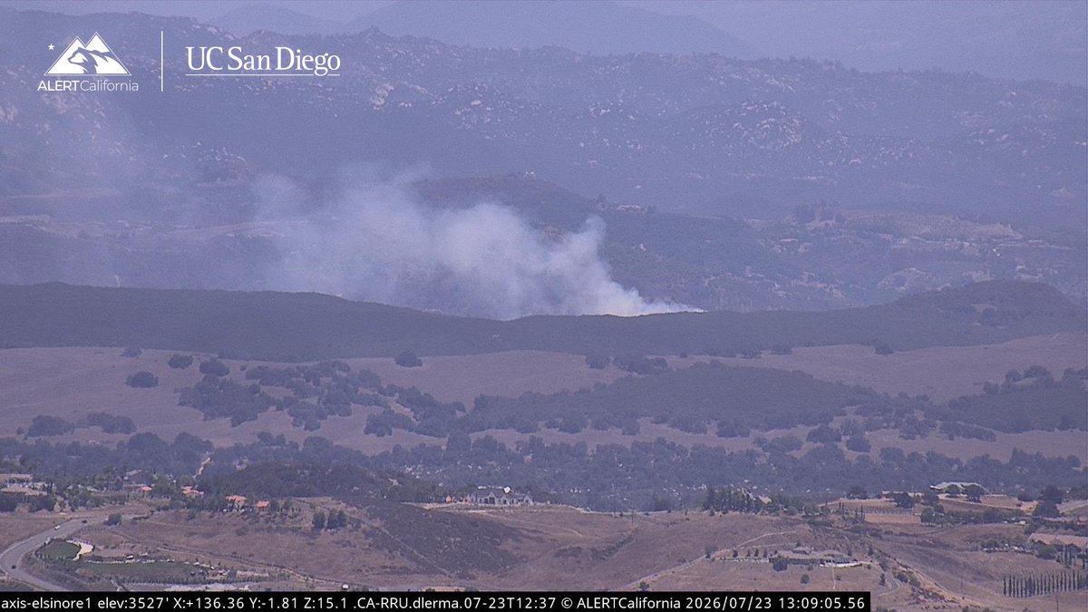 TerranoFire The Fire is 1-2 acres, surrounded by some roads, Air Tankers made their Drops and Ground Resources are getting hose lays around it. 