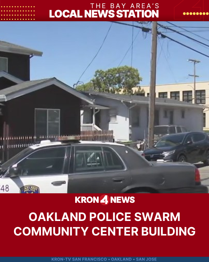 Oakland police swarm community center building
