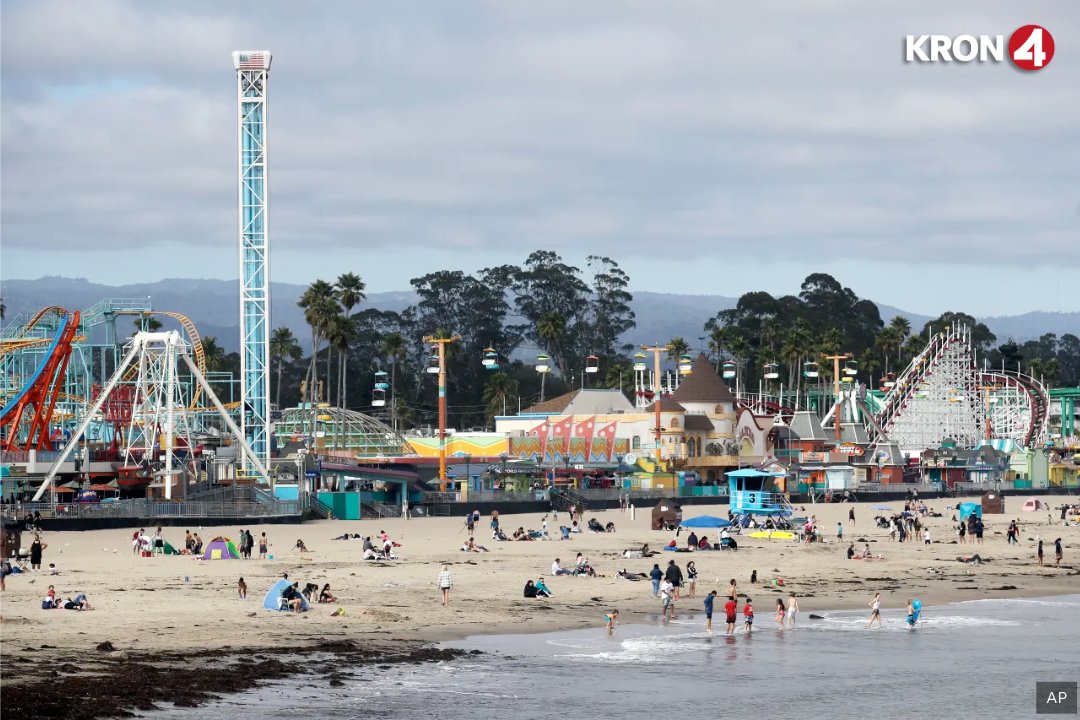 Two teenagers were arrested following a shooting near the Santa Cruz Beach Boardwalk Monday evening, police announced