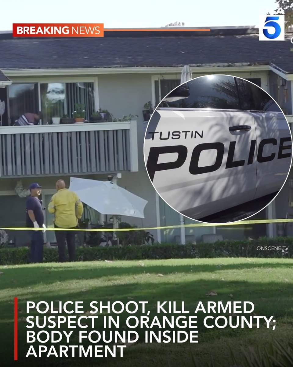 A female victim was found dead inside the apartment, police say