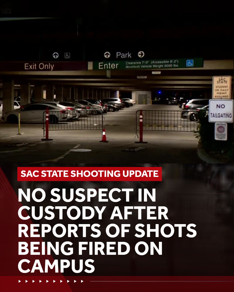Sacramento State said multiple subjects were initially detained after reports of shots being fired in a parking garage on campus. But they were determined to not have been involved in the incident