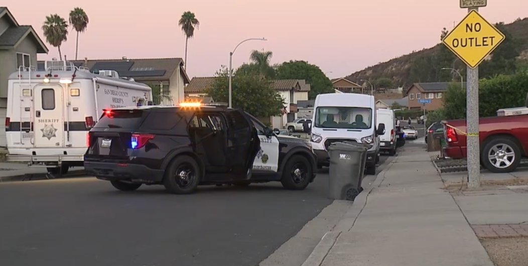 A homicide investigation is underway after a man dies from traumatic injuries in a home in Santee Monday, according to the San Diego County Sheriff's Office