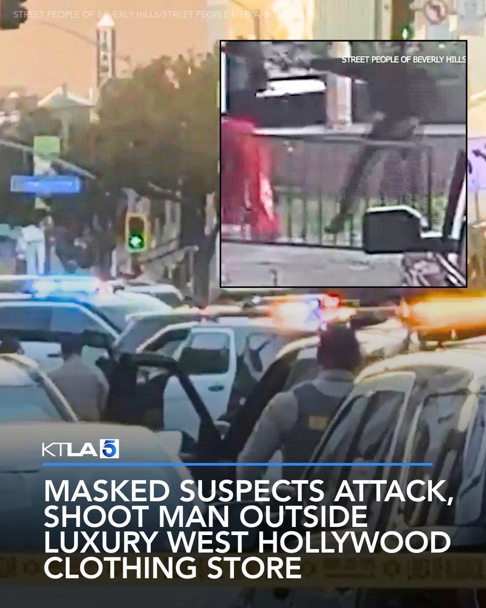 L.A. deputies are still searching for the suspects who fled after the shooting in a silver vehicle